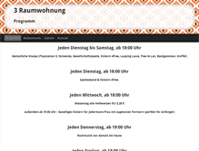 Tablet Screenshot of 3raumwohnung.net